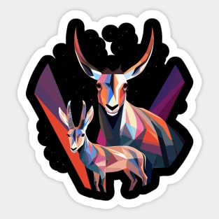 Gemsbok Fathers Day Sticker